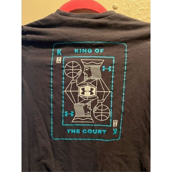 Under Armour Kids King Of The Court Shirt Kids Small - Picture 6 of 6